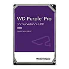 WD Purple Pro 8 TB smart video 3,5 tum intern hårddisk – Allframe AI – 550 TB/år, 512 MB cache, 7 200 varv/min, 5 års garanti