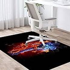 Desk Chair Mat for Carpeted Floors 70×100CM Gaming Chair Rug Office Chair Carpet Protector Hardwood Floors Protection Office Mat for Chair Floor Mat for Desk Chair (A 70×100CM)