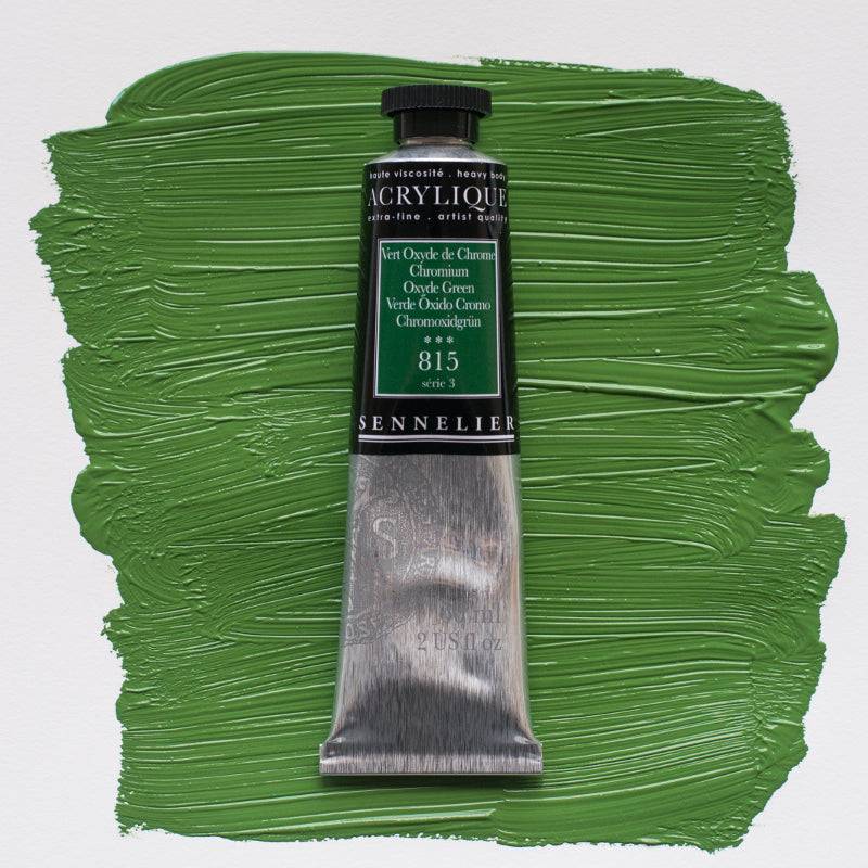 Sennelier Artist Acrylique Akrylfärg 60 ml Chromium Oxyde Green S3 815 (3F)