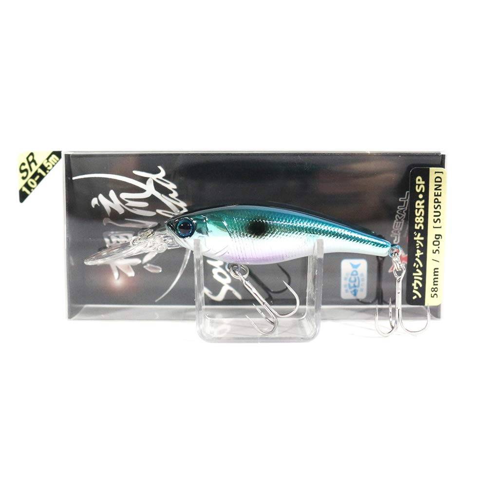 JACKALL Shad Soul Shad SR SP 58mm Glossy Silver Shad 5.0g