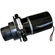 Jabsco 37041-0010 marin elektrisk toalett macerator undermonteringssats, 12-volt, 37010-serien, svart