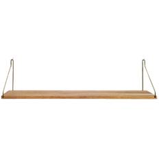 Frama Shelf 80 Hylde - Væghylder & Vægskabe Eg Messing - 7086