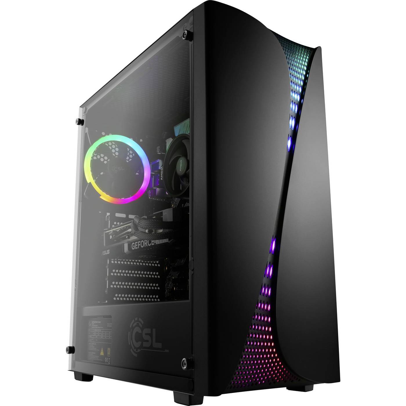 CSL Computer Gamer-PC M11610H AMD Ryzen 5 9600X 5.4 GHz 16 GB RAM 500 GB SSD Nvidia GeForce RTX™ 3050 6 GB GDDR6 Win 11 Home 92530