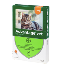 Advantage Vet. Kat Under 4kg