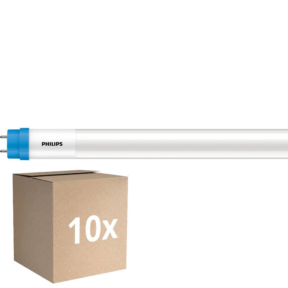 Fordelspakke 10x Philips CorePro LED Lysrør T8 (EM/Mains) Ultra Output 17.5W 2250lm - 830-840-865 CCT | 120cm - Erstatter 36W