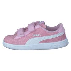 Puma Smash V2 Glitz Glam V Inf Pearl Pink-puma White, Unisex, Sko, Sneakers, sportssko, Lyserød, EU 26