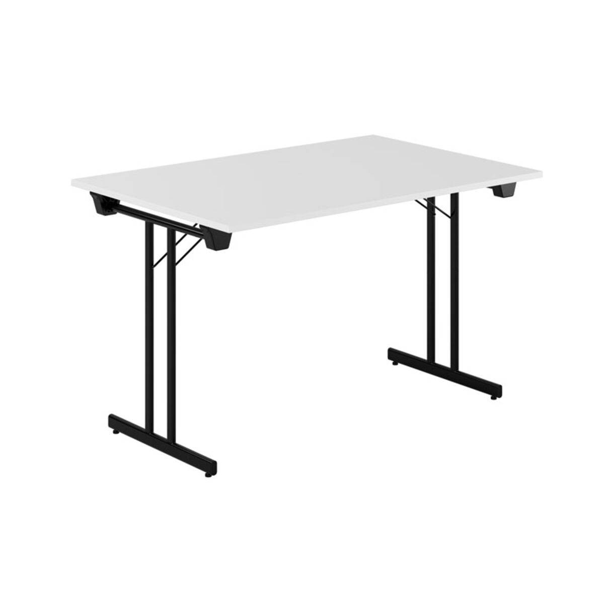 Dinner Style - 120x80cm - Sammenklappeligt bord - Hvid-sort.