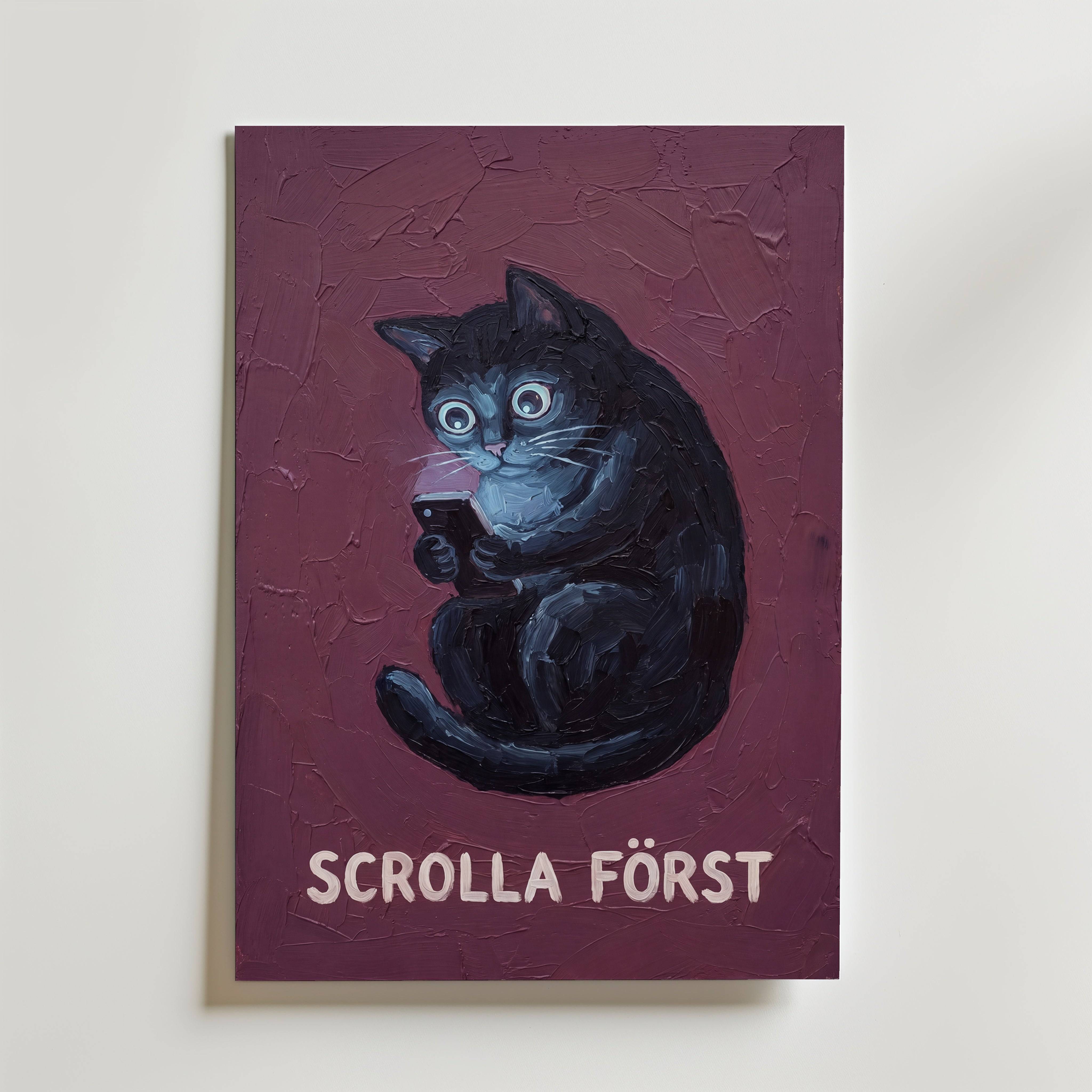 Scrolla F�rst Poster - Fine Art Poster 40x50 cm Utan passepartout