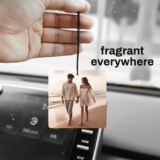 TEMU Customization 1pc Personalized Car Air Freshener Double-sided Photo, Freshener With Picture, Freshener With Picture, Suitable For Wardrobe, Bathroom, Decorations
