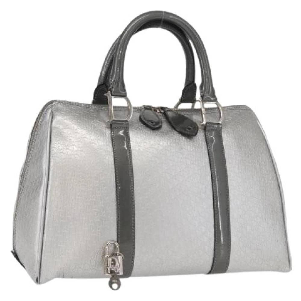 Dior Vintage Pre-owned Vintage Håndtaske - Vintage - Dame - Grå - ONE SIZE - Læder