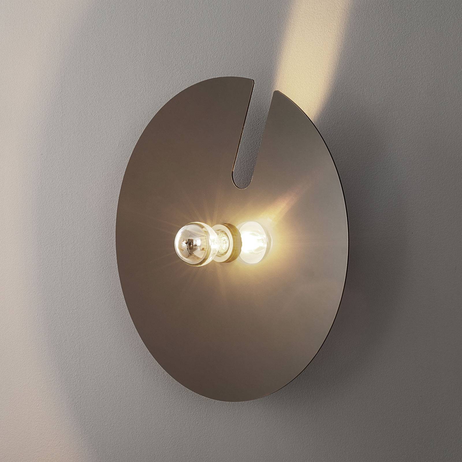 Wever & Ducré Lighting Væglampe Mirro, dæmpbar, Krom/sølv, Stue/spisestue, Aluminium, Moderne