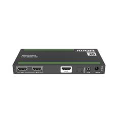 NÖRDIC 8K HDMI 2.1 Switch og Extractor 2 til 1 8K60Hz 4K120Hz CEC HDR Dolby Atmos, True HD, Digital Plus, DTS-HD Master