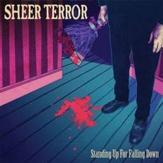 Sheer Terror - Standing Up For Falling Down (Beige With Blue Splatter) - LP, Randale Records
