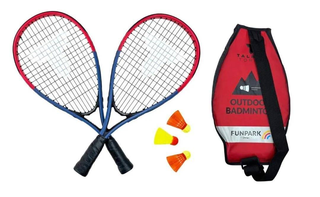 Outdoor Badminton Speed Badminton Set 3 carrying case Suitable for playing outdoors even in windy [Talbot Toro] (2 rackets, shuttles, included) -