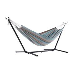 Vivere - Sunbrella Hammock With Stand (250 Cm) - Hängmatta Dubbel - Gateway Mist