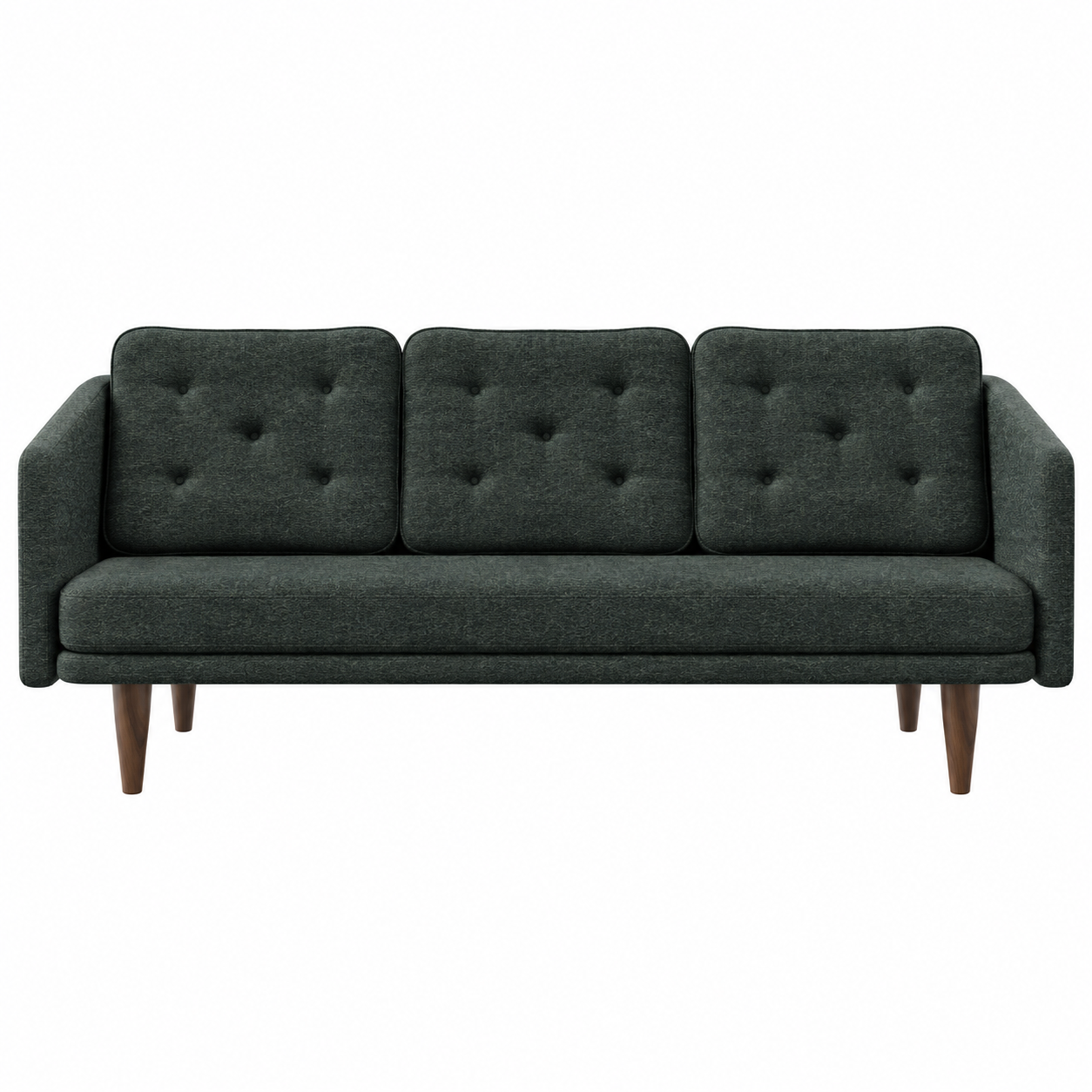 No. 1 Sofa 3-personers, Mood af Børge Mogensen Mood 5105 - Røget eg bejdset - Jacobsen Plus