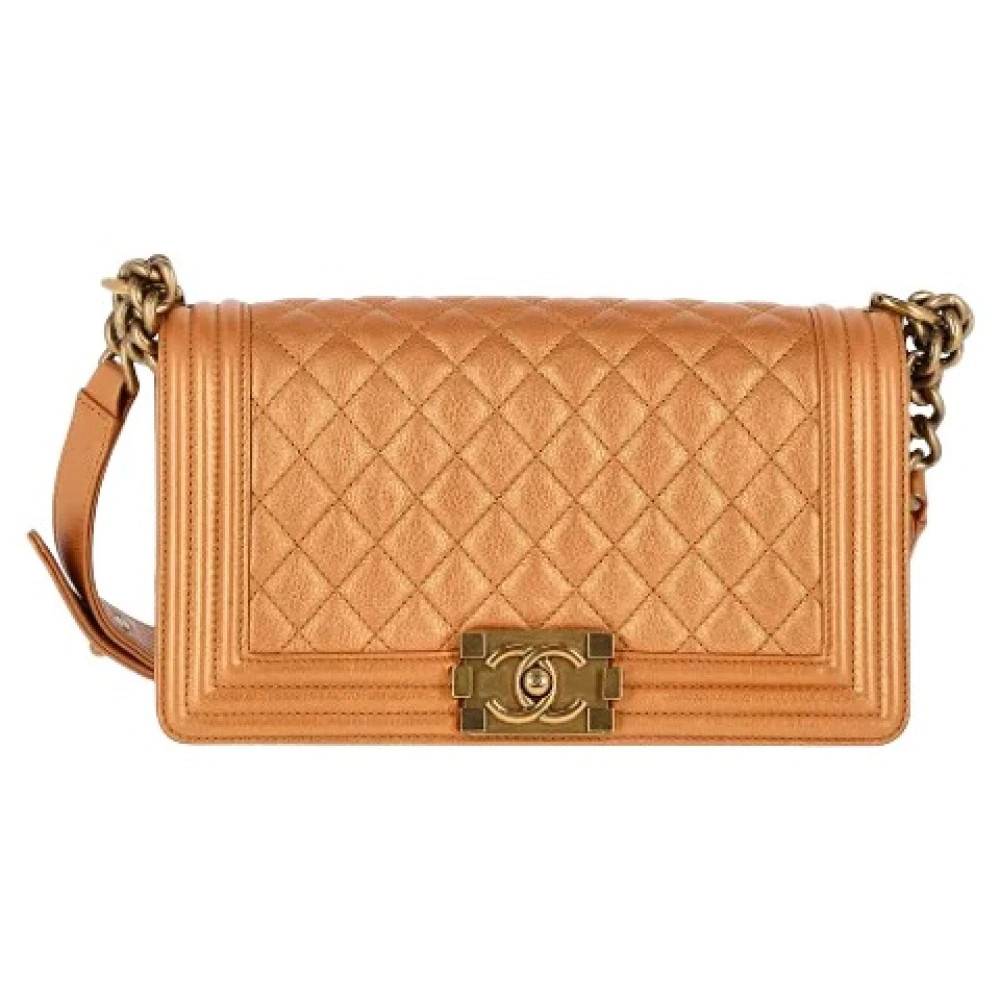 Chanel Vintage - Pre-owned Quilted Medium Boy Flap Bag Vintage - Dam - ONE Size - Läder
