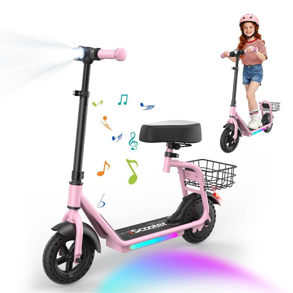 iScooter iK7 Barn Elsparkcykel 250W 4,5Ah 8,5'' Hjul Avtagbar Sits APP-kontroll 3-hastigheter Räckvidd 11-15KM Elsparkcykel för Barn