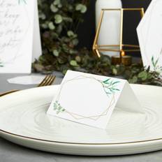 Geometric Bryllup Bordkort