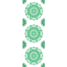 Grön mandala blomma natur tapet