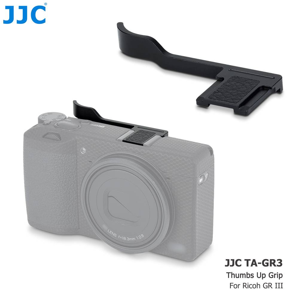 JJC Metal Thumbs Up Grip for Ricoh GR III HDF GR3 HDF GR IIIx GR IIIx HDF GR3x HDF Hot Shoe Thumb Support Ricoh Accessories