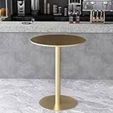 GPWDIEJB Högt soffbord, 40/48/60/70 cm rund barbord, bistrobord i metall, barbord, cocktailbord, köksbord, sidobord för stående soffa, soffbord