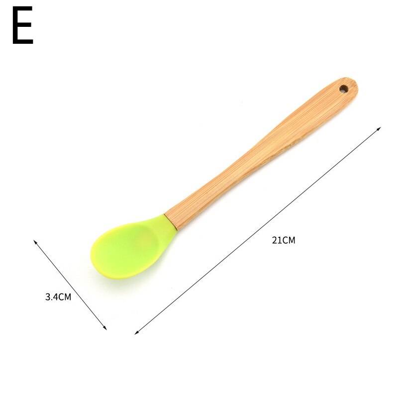 Silikonskrapa med Trähandtag - E