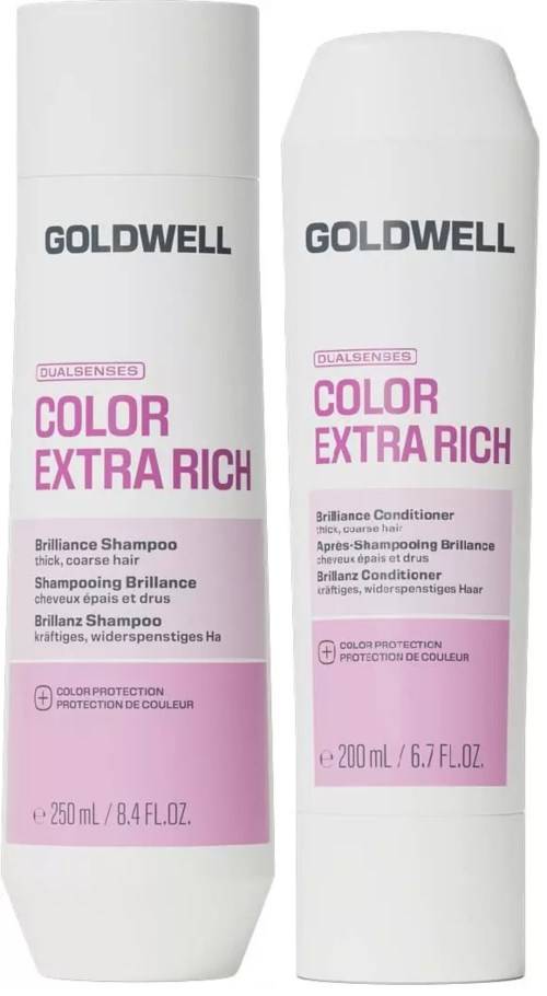 Goldwell Dualsenses Color Extra Rich Bundle Brilliance Shampoo 250 ml & Conditioner 200 ml