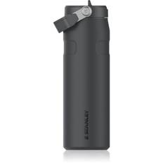 Stanley IceFlow™ Flip Straw Bottle vattenflaska i rostfritt stål med sugrör Black 2.0 710 ml