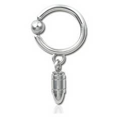 Hängande Patron Silver - 1.6 x 12 mm BCR Piercing