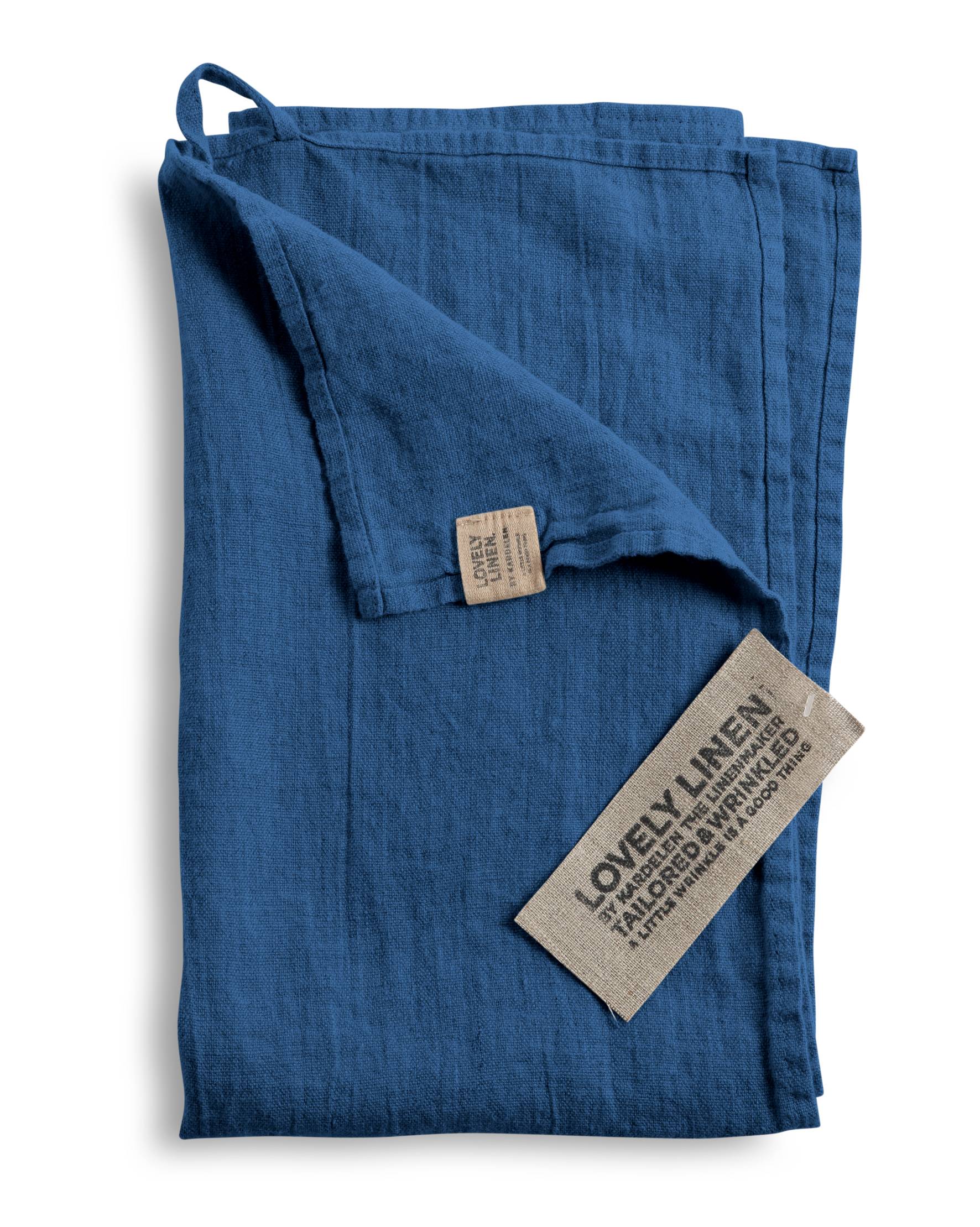Lovely Viskestykke Denim Blue.