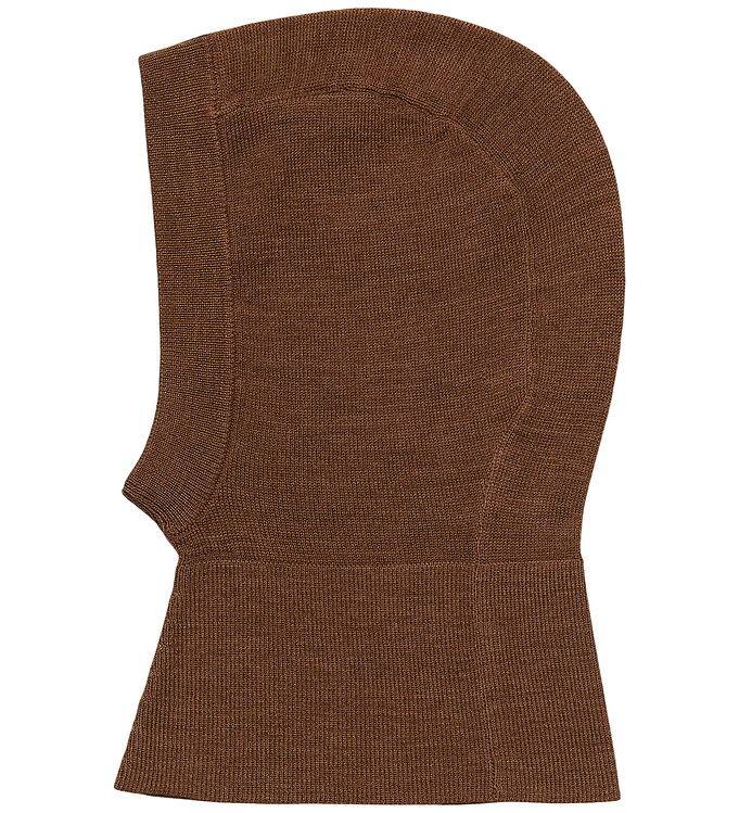 FUB Balaklava - Ull - Enkel - Baby - Hasselnötsmelerad - FUB - 62/68 - Balaklava - Singel
