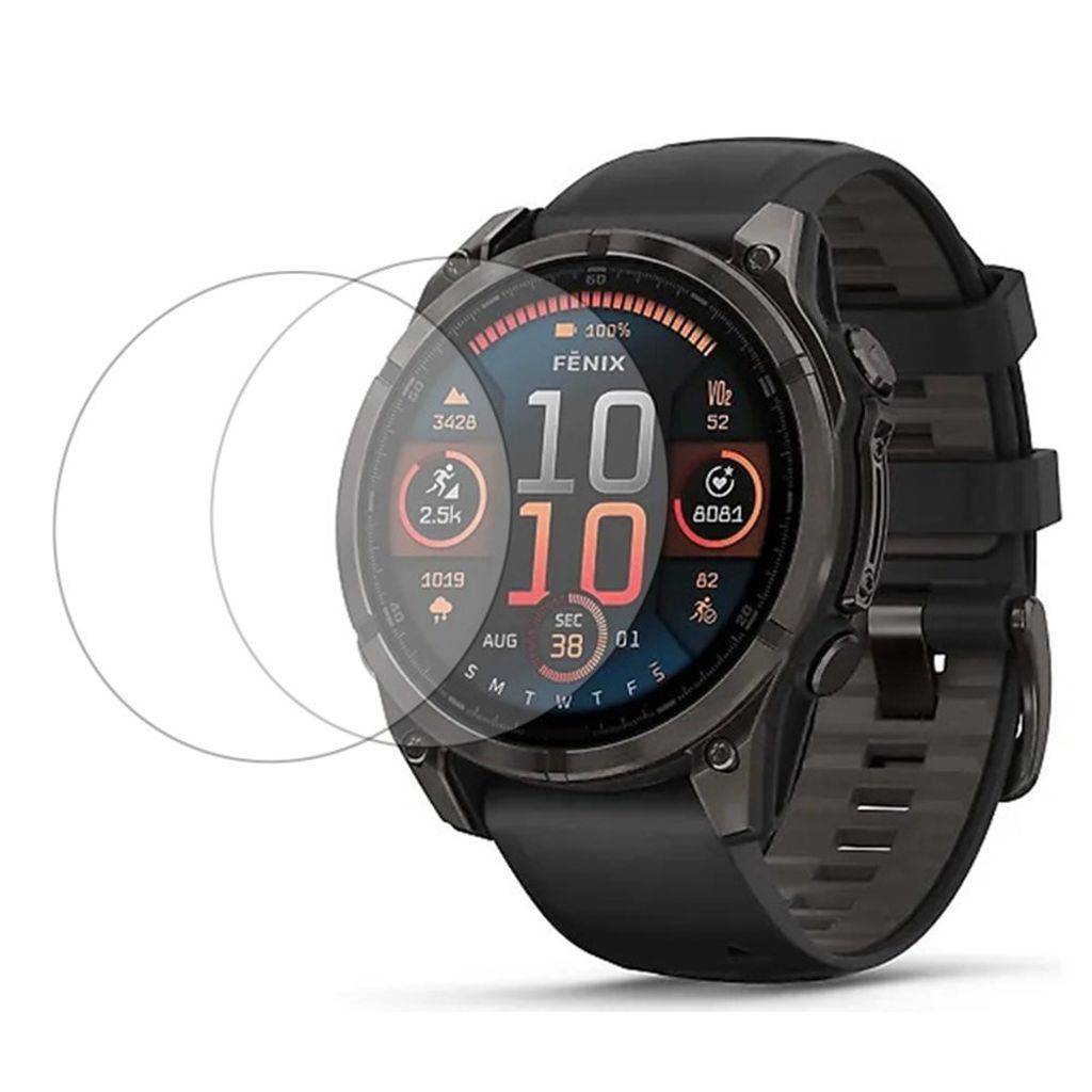 Garmin Fenix 8 47mm Skärmskydd, 2.5D, 2 st