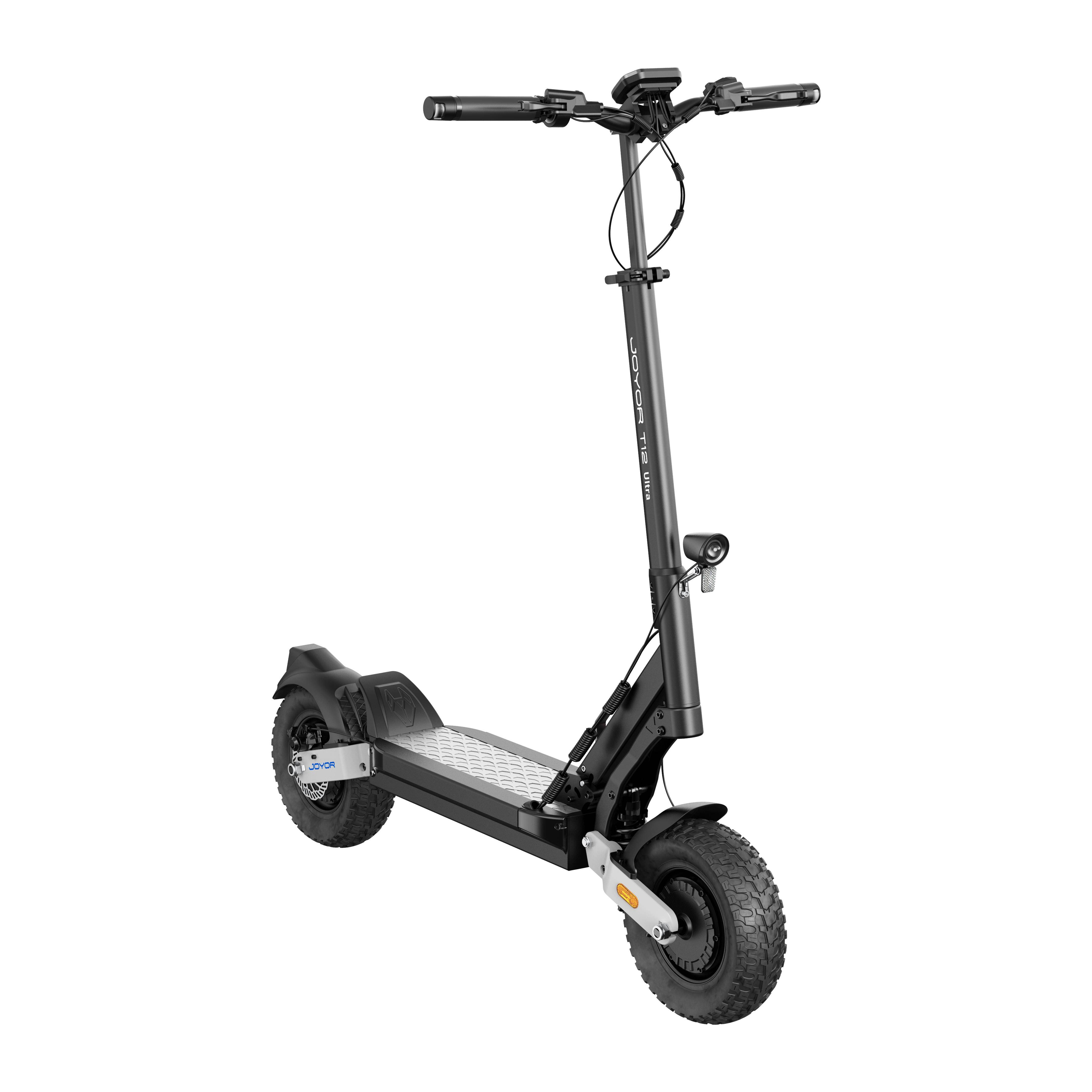 JOYOR T12 Ultra All-Terrain Adult Electric Scooter 60V20.8Ah Battery 1000W Dual Motor 12 Inch Off-Road Tires 120KG Load Folding E-Scooter