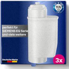 MILUX [3er Set] Wasserfilter passend zu Brita Intenza für Siemens EQ Series – für Siemens EQ6, EQ9, EQ500 & EQ700 Kaffeevollautomaten – passt für Siemens Brita Intenza Wasserfilter – TÜV zertifiziert!