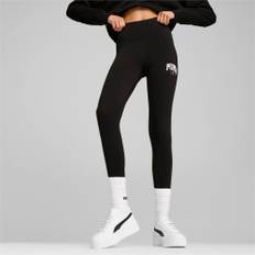 Women's Puma SQUAD Leggings, Black, Size 5XL, Women