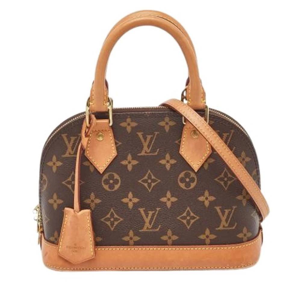 Louis Vuitton Vintage Pre-owned Vintage Læder Håndtaske - Vintage - Dame - Brun - ONE SIZE - Læder