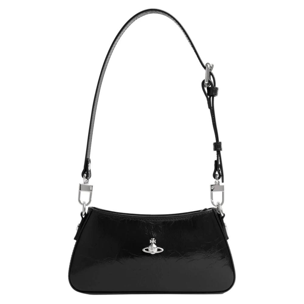 Vivienne Westwood Tasha Skuldertaske til telefon - Tasker - Dame - Sort - ONE SIZE - Uld