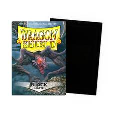 63x88 Dragon Shield Standard Sleeves Matte Black 100st