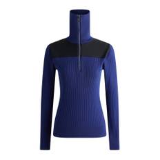 Fusalp, Stickade tröjor & koftor, Dam, S, Polyester, Louana Tröja - blue (S)