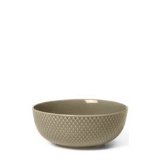 Lyngby Porcelæn Rhombe Earth Skål Ø15.5 Cm Clay Beige
