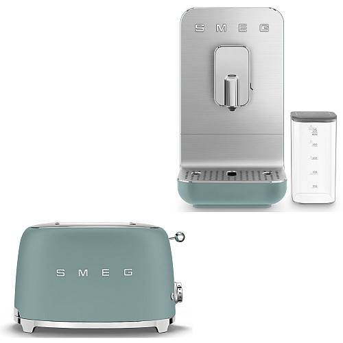 Smeg - Barista Premium Paketet - Emerald Green med 50's Style