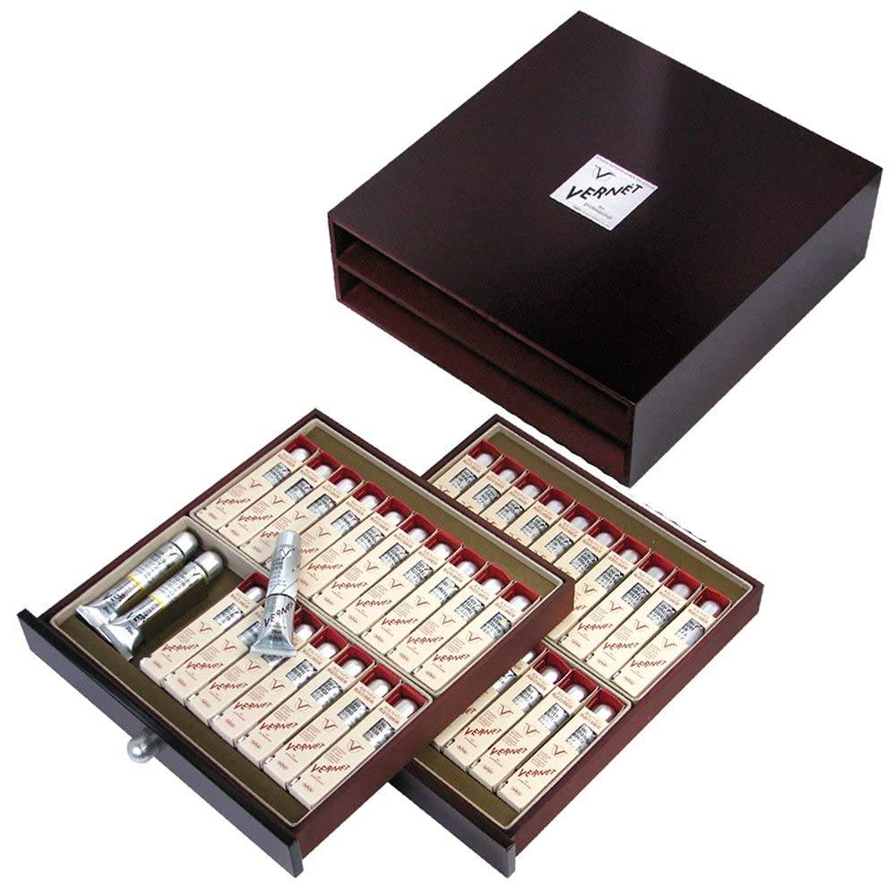 Holbein High Quality Oil Paint Vernet 20ml V199 40 Colors Wooden Box All Colors Set 11199