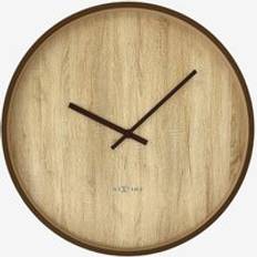 NeXtime - Väggklocka Oslo Large 50 cm - Brun - Väggklockor & bordsur - Från Homeroom