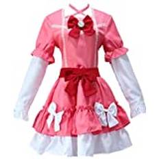 Eromanga Sensei Elf Yamada Lolita klänning cosplay kostym för halloween karneval fest (X-Small, rosa)