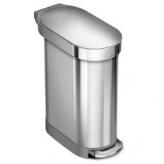 Simplehuman affaldsspand, 45 liter, pedal, børstet stål