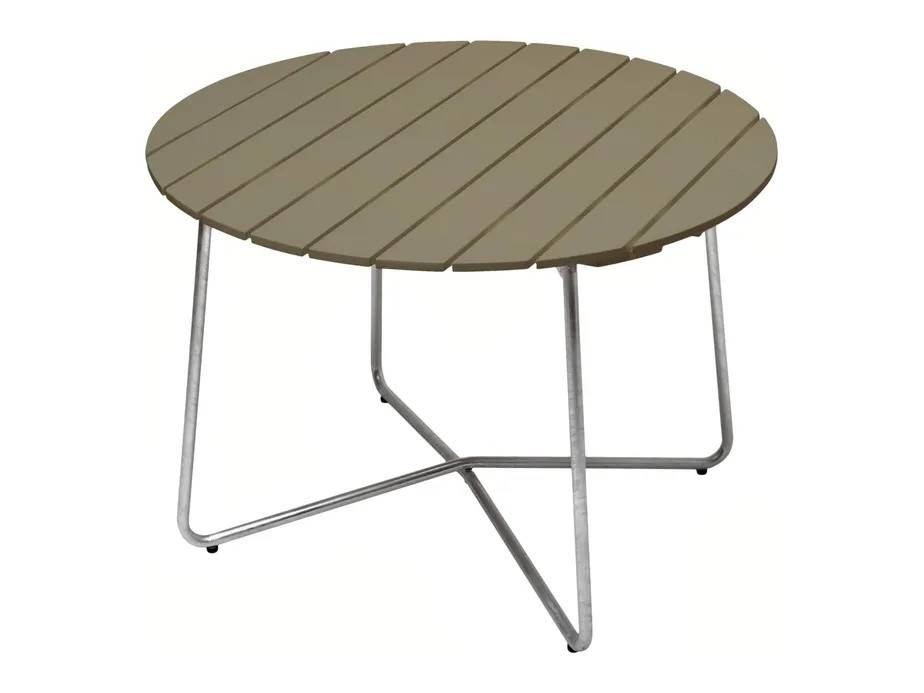 Grythyttan Stålmöbler Bord 9A Lysegrøn lakeret eg/galvaniseret stål 100 cm