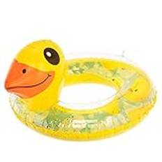 CVBGVBB Simring Swim Ring Tube Inflatable Toy Swimming Circle Swimming Seat Float Pool Beach Water Play(Yellow2#)