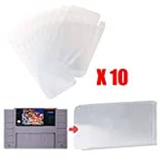 LOT OF 10 PROTECTIVE CASE FOR SUPER NINTENDO SNES CARTRIDGES PROTECTIVE CASE