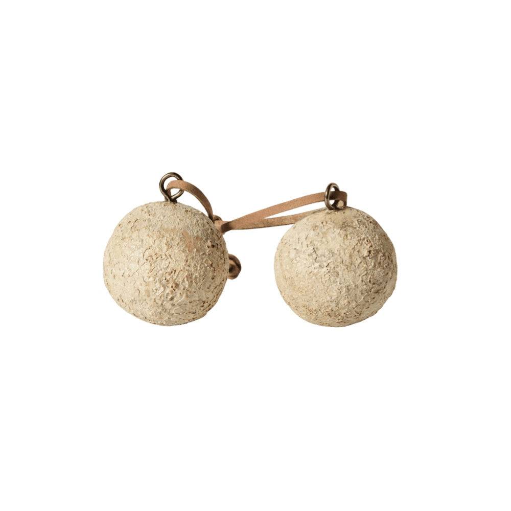 Muubs Luna Dekorationskula (2 st.) Beige Small